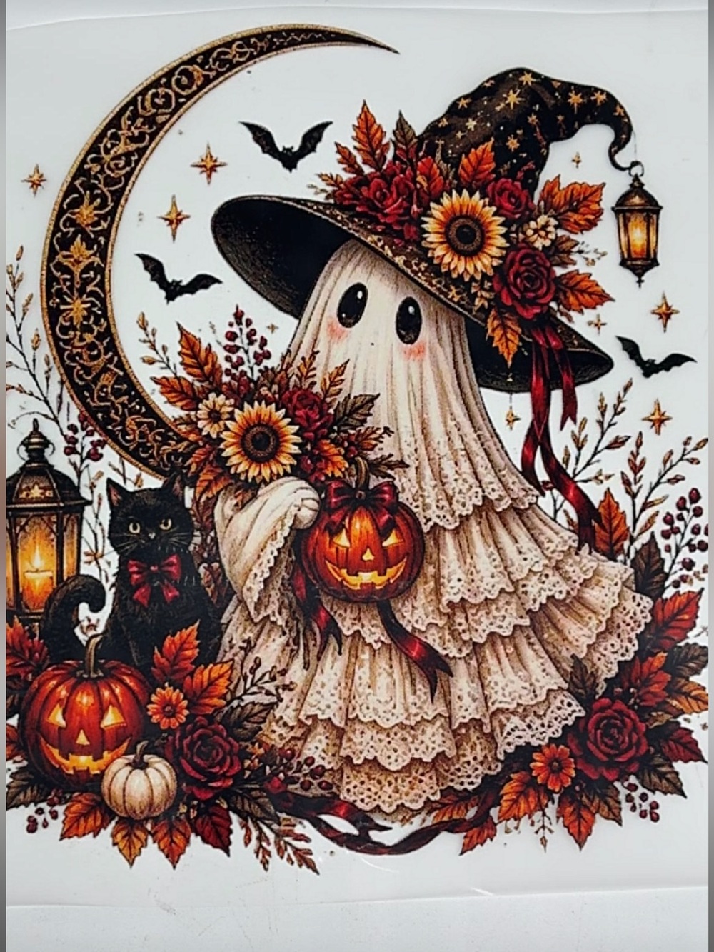 Fall Y'All Decorative Autumn Print - Pumpkins & Florals
